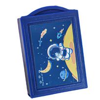 Magic Box Erasers for Kids Boys Girls Birthday Present Fun Magic Case Erasers Large Rubber Erasers for Stocking Fillers 2 blue