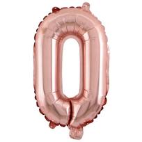 32 Inch Rose Gold Digital Balloon Number Helium Foil Birthday Party Wedding Decoration AVE 0 rožinio aukso spalvos
