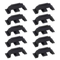 10 vnt. priekinių žibintų apdailos žiedų spaustukai 51132752145 plastikiniai priekinių žibintų rėmelio spaustukai pakaitalas black
