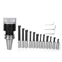 CNC Gręžimo Frezų Rinkinys Didelio Kietumo 40CR Frezavimo Įrankių Rinkinys F118 75mm Galvutės SkersmuoBT40F11812PCS