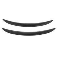 2pcs Car Wheel Eyebrow Trim Strip Carbon Fiber Style Decorative Cover Protection Universal