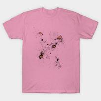 T Shirt Women Burn Wound Burn Stain Costume Harajuku Print Kawaii Tshirt Summer Short Sleeve Female T-Shirt Top Tee S