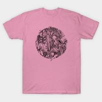 T Shirt Women Into The Woods Harajuku Print Kawaii Tshirt Summer Short Sleeve Female T-Shirt Top Tee S