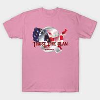 T Shirt Women Q Trust The Plan Wwg1Wga Harajuku Print Kawaii Tshirt Summer Short Sleeve Female T-Shirt Top Tee S rožinė