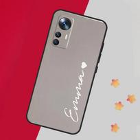 Personalized Monogram For POCO F5 X3 X5 Pro F3 F4 M5s X4 GT Case For Xiaomi 13 14 Pro 11T 12T 13T Pro 12 Lite 12X POCO X3 Pro gray