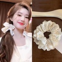 Zhao Lusi Double-Layer Lace Ballet Hair Ring