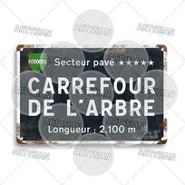 Tour de France Cycling Race Cycling Landmark Metal Plaque Road Signs Austria Italy Alpe d Huez Alto de L Angliru Poggio 7.8x11.8inch