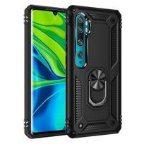 for Xiaomi Mi Note 10 Lite Armor Shockproof Case for Xiaomi Mi 10T 10 T Pro Military Drop Protective Car Holder Ring Case Cover for Mi Note 10 Lite green