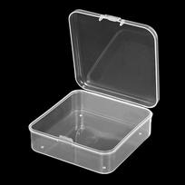Mini Dėžutė Kvadratinė Skaidri Auskarai Žiedai Karoliukai Papuošalų Laikymo Dėklas Konteineris Dėžutė 1PC black