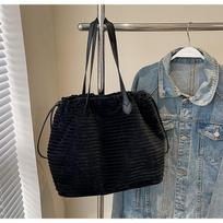 Versatile   new shoulder style lazy premium commuter bag simple casual bag with drawstring