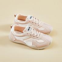 Casual Sneakers for Women Running Shoes Slip On Walking Shoes Non Slip Comfortable Women's Lace-Up Tennis Shoes Breathable Lightweight Work Sneaker 35 rožinė