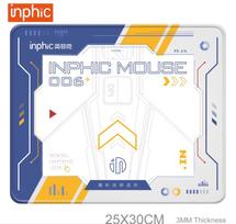 INPHIC PD60 Mouse pad for Office Gaming Use Sci-Fi Mecha Style Mouse Mat 25X30CM 25x30x1cm mėlyna