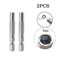 1/4\  6.35mm Rankenos Atsuktuvo Adapteris Rankiniai Įrankiai gray
