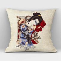 45x45cm Cushions Cover Japanese Kabuki Pattern Print Throw Pillows Case Home Sofa Pillow Cover 450mm*450mm
