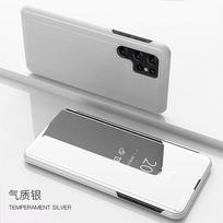 „Samsung Galaxy S24 Ultra Case“ prabangus atverčiamas stovas „Clear View“ veidrodinis telefono dėklas, skirtas Samsung S24 + Plus S 24 Ultra galinis dangtelis For Galaxy S24