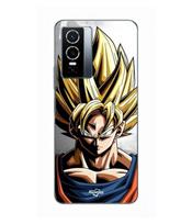 Case for Vivo Y76 5G Goku Dragon ball z super ultra instinct Maniacase juoda