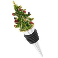 Enamel Christmas Series Bottle Stoppers Festival Plug Tool Bulk Decorative Holiday Zinc Alloy Father Glasses