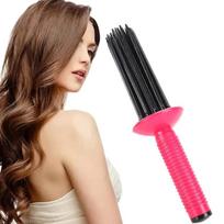 Air Volume Hair Fluffy Styling Curler Comb Plaukų suktukų šukos Heatless Curling Roller Plaukų formavimo priemonės Moterims black