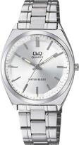 [Citizen Q&Q] Analoginio laikrodžio vandeniui atspari metalinė juosta QB78-201 vyriška sidabrinė