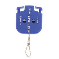 1Pc Mini Golf Score Shot Stroke Counter Two Digits Scoring Keeper Keychain For Golf Game Scorekeeper Gift For Golfers mėlyna
