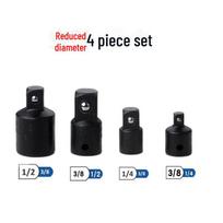 7-Piece Hex to Square Head Ball Rod Sleeve Adapter Set with Self-Locking Extension for Electric Drills