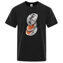 Sliced Planet Fruit Brand T-Shirts Men Women Fashion Breathable Clothing Summer Cotton Tshirt Loose Oversized T-Shirt S