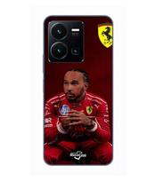 Coque Pour Vivo Y35 4G Hamilton Scuderia Ferrari official wallpaper Maniacase juoda