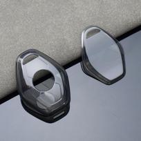 For Bmw E46 E39 E53 X5 X3 E83 X3 Serie 7 5 3 330i Transparent Remote Car Key Cover Holder Key Case Accessories Keychain Transparent Black