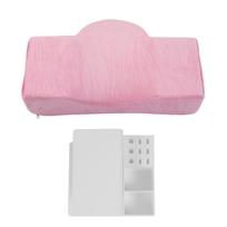 Eyelash Extension Neck Pillow with Acrylic Shelf Organizer Stand Grafting Tools Display U Shaped