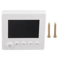 Programuojamas termostatas AC90V iki 240V Spalvotas LCD ekranas Išmanusis termostatas Tuya namams, viešbučiams balta