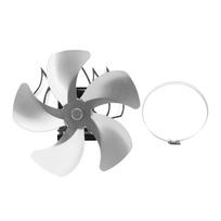5 Blade Heat Powered Stove Fan Aluminum Alloy Noiseless Wall Hanging Thermal Powered Fireplace Fan sidabras