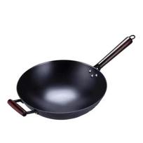 Frying Pan Even Heating Multifunctional Comfortable Handle Cast Iron Pot for Daily Home Cooking 32cm / 12.6in