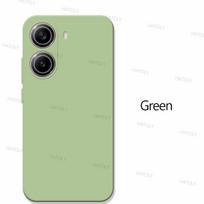 For Xiaomi POCO X7 Pro Case Xiaomi POCO X7 Pro Cover Shockproof Liquid Silicone TPU Protecctive Phone Cover Xiaomi POCO X7 Pro For POCO X7 Pro žalia