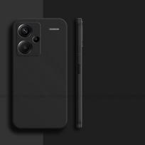 For Xiaomi Redmi Note 13 Pro Plus Case Luxury Original TPU Shockproof Liquid Silicone Phone Cover Xiaomi Redmi Note 13 Pro Plus Redmi Note13 ProPlus juoda