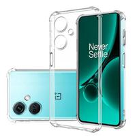 Smūgiams atsparus skaidrus dėklas OnePlus Nord CE3 Saugumui Minkštas silikonas Skaidrus galinis dangtelis OnePlus CE 3 telefonui Apsauginis kamerai CHINA&ABS blue