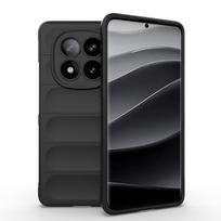 Xiaomi Redmi Note 14 Pro Plus 5g galinis dangtelis telefono dėklas minkšto silikono apsauga nuo kritimo smūgiams atspari Funda Coque Phone For Note 14 ProPlus juoda