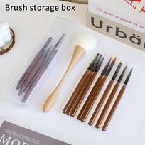 1Pcs Nail Art Tool Empty Storage Box Tweezers Clippers Pens Polishing Nail Buffer Files Plastic Container