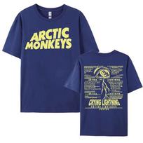 Rock Arctic Monkeys Crying Lightning Marškinėliai Vyrams Moterims Drabužiai Mada Hip Hop Marškinėliai Vyriški Kasdieniai Medvilniniai Marškinėliai Trumpomis Rankovėmis S armijos žalia spalva