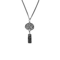 Thai Old Personality Fuji Wind Chime Necklace Temperament Trendy Clavicle Chain Student