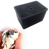 Aquarium for Turtles, Habitat Tortoises, Container Breeding Frogs And Crayfish Black L