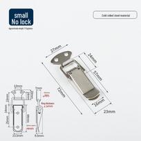 304 Stainless Steel Duckbill Spring Buckle Lock for Wooden or Metal Boxes