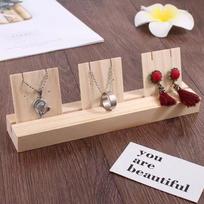Wooden Earring & Necklace Display Stand