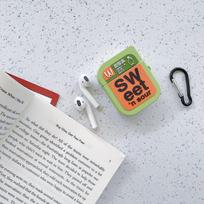 Animacinis mielas saliarūgštės padažo ausinių dėklas AirPods 4 dėklui Ausinių apsauginis dangtelis AirPods Pro 2 dėklui for AirPods 4 orange