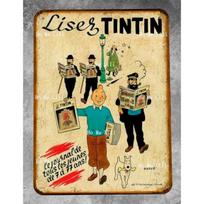 Vyno Moteris Skaito Laikraštį Tintin Vonios Muilas Pasaka Seksualios Moterys Ypatumai Retro Stilius Metalo Plokštelė su Elegantišku Logotipo Dizainu 20x30cm obuolių žalios spalvos