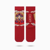 MEIKAN Mid-Tube Peking Opera Sport Cotton Socks - Trendy Women's Fashion Streetwear 35-38