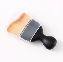 Portable Wave-Contour Brush with Protective Diamond Dust Finish