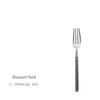 304 Stainless Steel Ins Net Red Retro Knife and Fork Tableware Set, Western Food Steak Knife and Spoon, Nordic Tableware Set