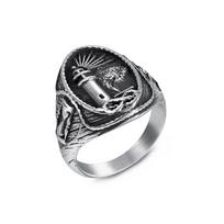 Fashion Vintage Viking Lighthouse Ring for Men Punk Unique Stainless Steel Seafaring Sailor Amulet Rings Jewelry Dropshipping 8