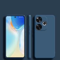 For Redmi Turbo 3 Turbo3 Case Liquid Silicone Camera Protection Back Phone Cover Case For Xiaomi Redmi Turbo 3 Turbo3 Soft TPU Cover For Redmi Turbo3 mėlyna