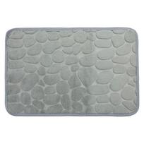 Pebble Carpets Bathroom Mat Super Soft Toilet 1pc 40*60cm pilka spalva